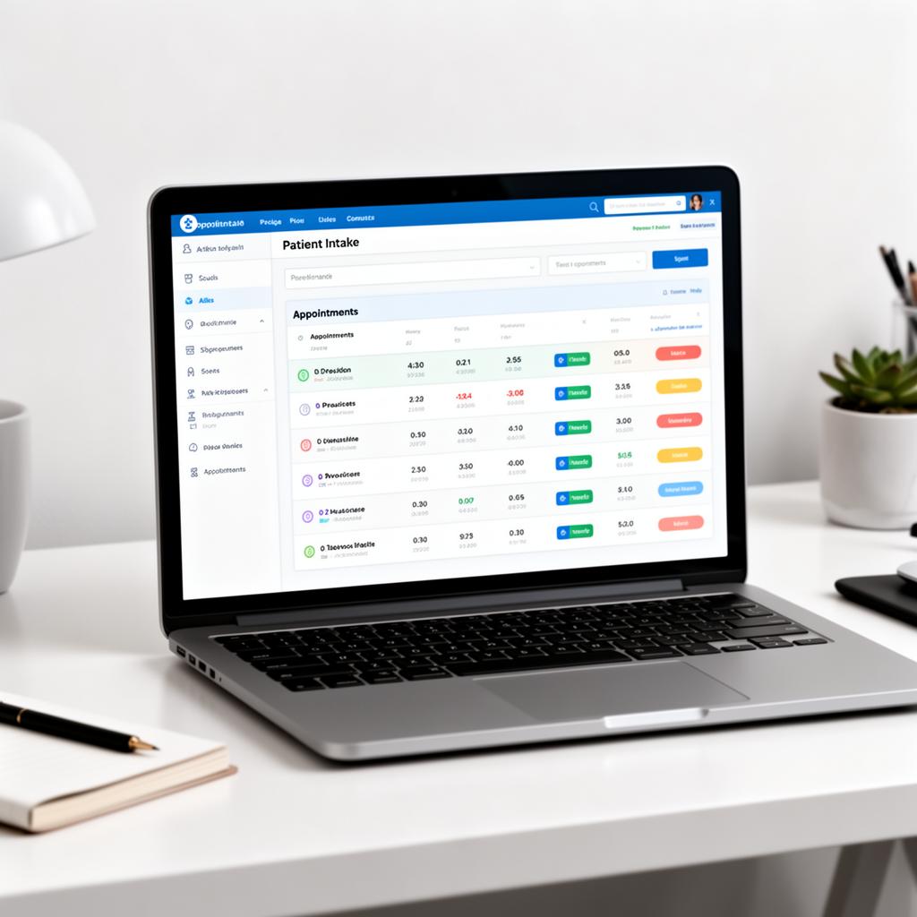 Patient intake dashboard